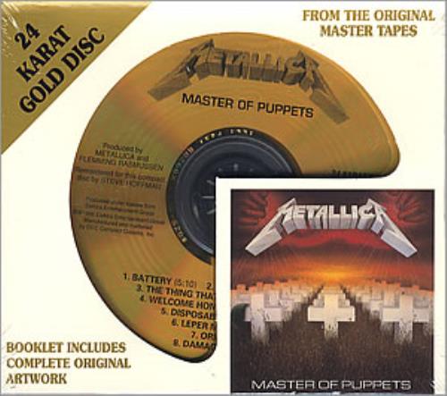 Metallica Master Of Puppets - Sealed USA Cd Album GZS-1133